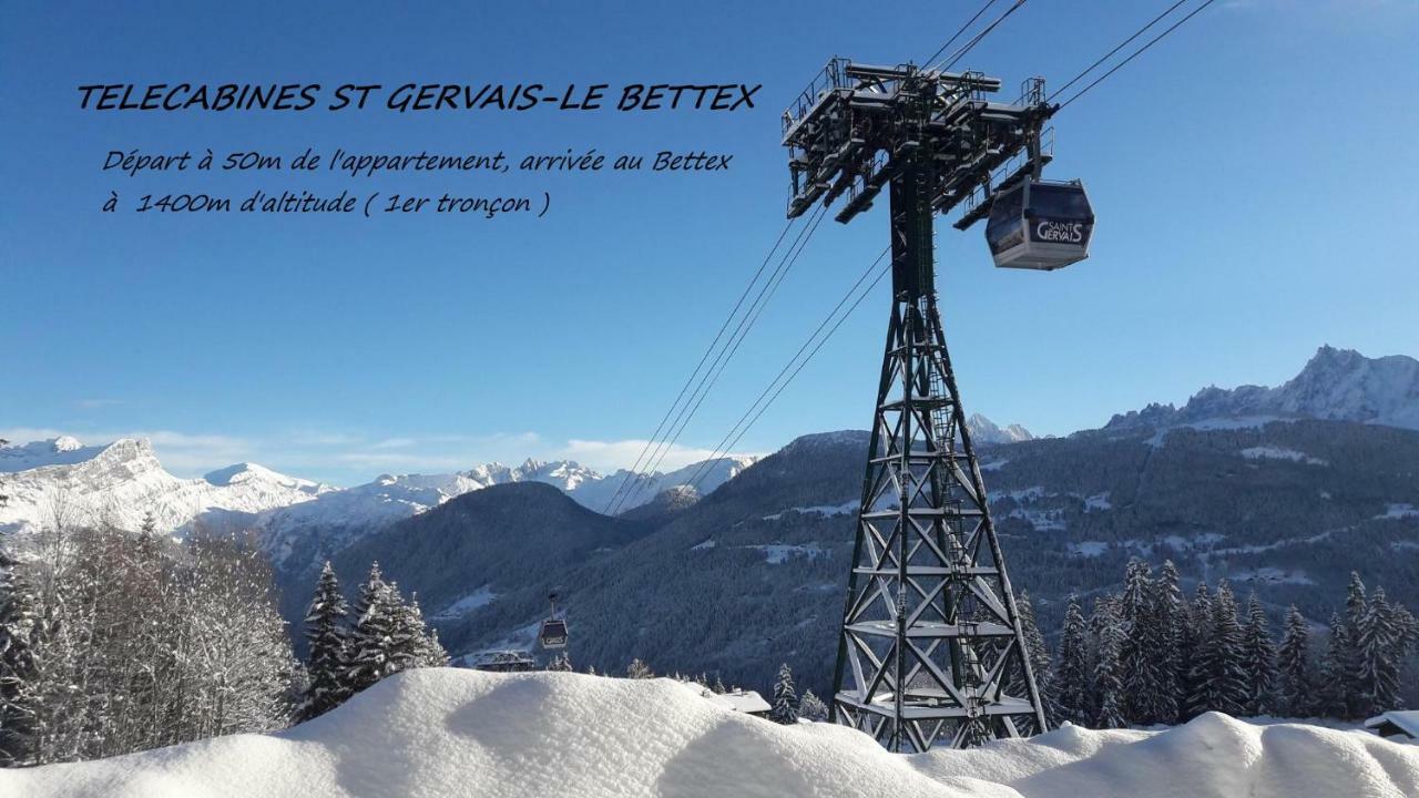 Appartement T2+Cabine Independante Au Depart Des Telecabines Saint-Gervais/Bettex/Mont D'Arbois Exterior foto